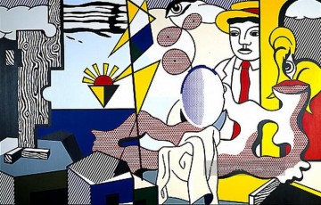 Roy Lichtenstein Werke - mit Sonnenuntergang 1978 Roy Lichtenstein Fakten